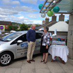 Jean and Michael stading beside the car – June 2015