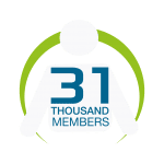 31,000 members infographic