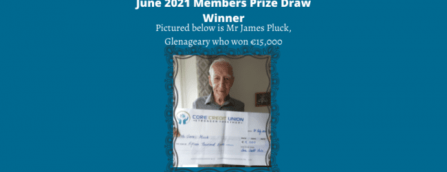 June 2021 Members Prize Draw