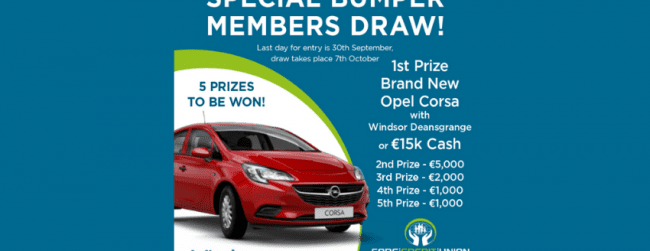 September 2021 Bumper Members Prize Draw