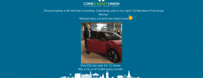 April 2022 Members Prize Draw