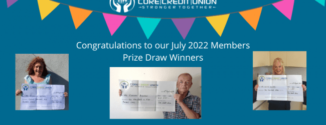 July 2022 Members Prize Draw