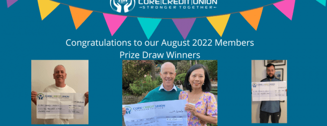 August 2022 Members Prize Draw