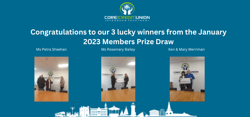 January 2023 Members Prize Draw