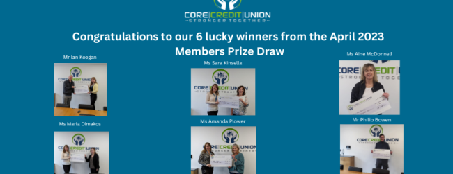 April 2023 Members Prize Draw