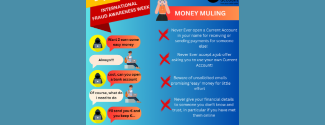 International Fraud Awareness Week 2023 – Day 6, Money Muling