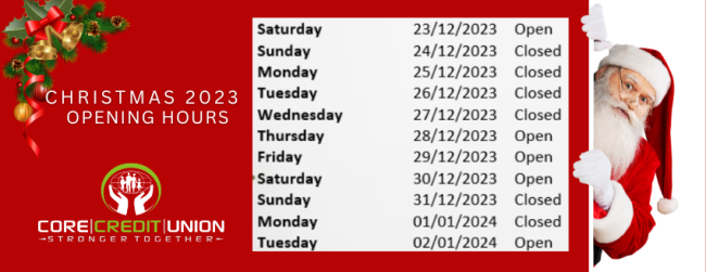 Christmas 2023 Opening Hours