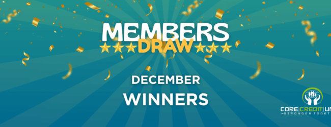 December 2025 Members Prize Draw